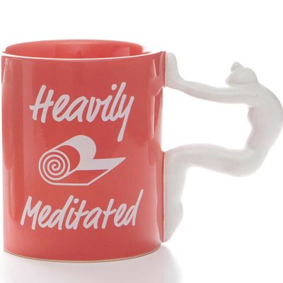 'Heavily Meditated' Yoga Mug