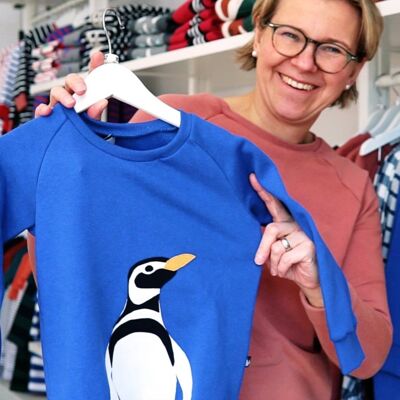 Pinguin Sweatshirt für Kinder - 104/110