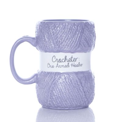 'One Armed Hooker' Crochet Mug