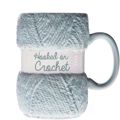 'Hooked On Crochet' Crochet Mug