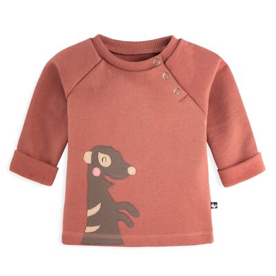 Baby Sweatshirt Erdmännchen