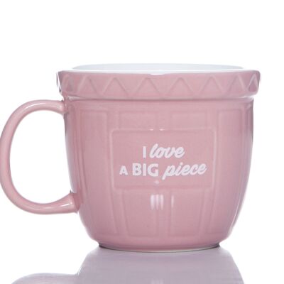 'I Love A Big Piece' Baking Bowl Mug