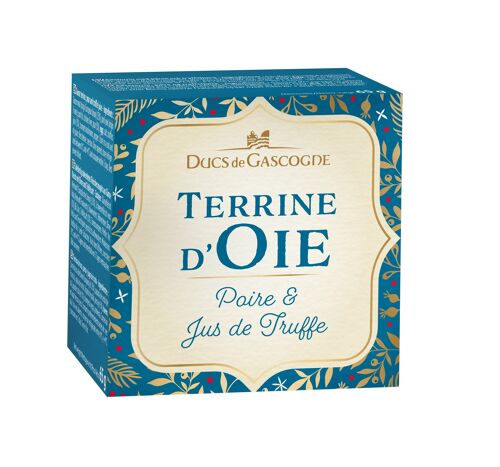 Terrine d'oie, poire et jus de truffe (1%) 65g