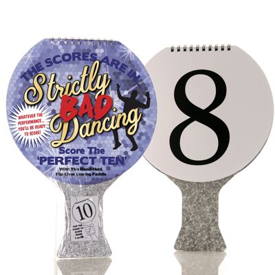 Strictly Bad Dancing Scoring Paddle