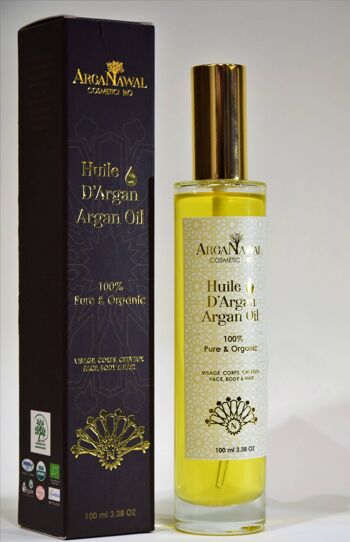 Huile d'argan pure biologique du Maroc - 100 ml 1