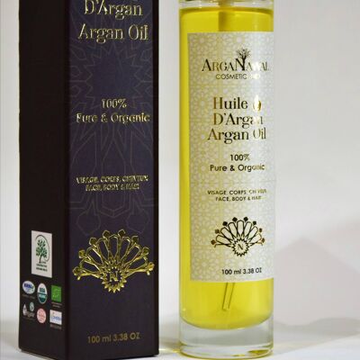 Huile d'argan pure biologique du Maroc - 50 ml