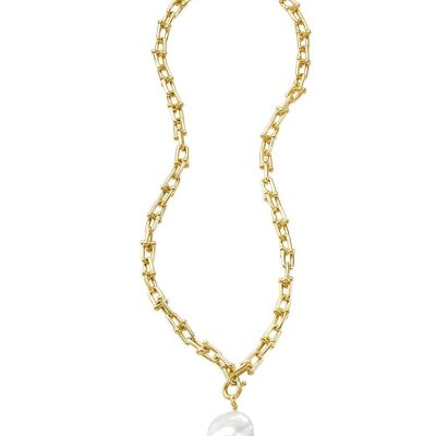 Mon Collier - Argent - Avec pendentif perle