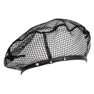 summer beret Net / black