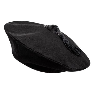 wool beret MOULIN ROUGE / Black