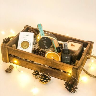 Panier cadeau | Bougie CULT Cosmétique Naturelle & TEA light