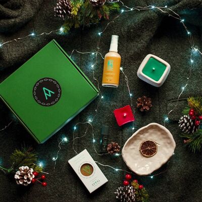 Grüne Winterbox | Saisonale Geschenkbox