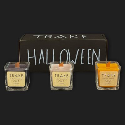 Natural Scented Mini Candles set of 3 | Halloween Edition