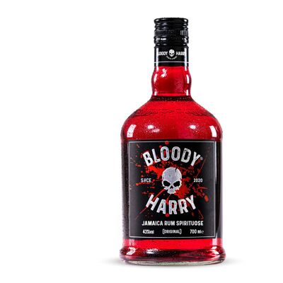 Distillato di rum BLOODY HARRY ORIGINAL, 43% vol., 0,7 l