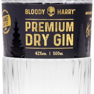 BLOODY HARRY Premium Dry Gin, 42% vol., 0,5 l