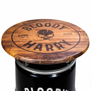 BLOODY HARRY Table de bar originale de baril de pétrole 4