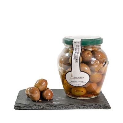 Naturally seasoned olives 314 gr.