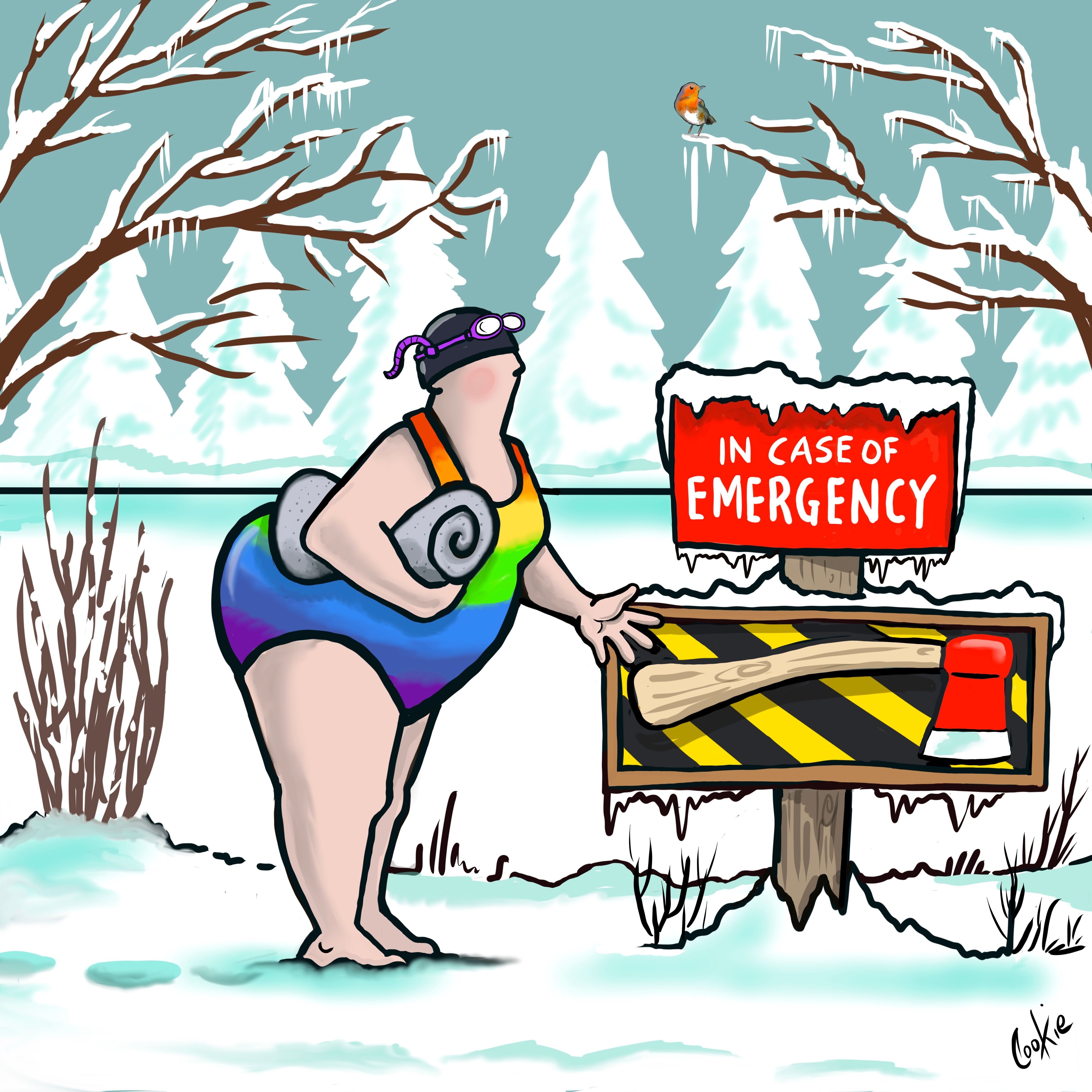 Flockers | Notfallaxt | Kimmer Grußkarten