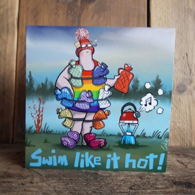 Greetings Cards | Kimmer Swim like it Hot