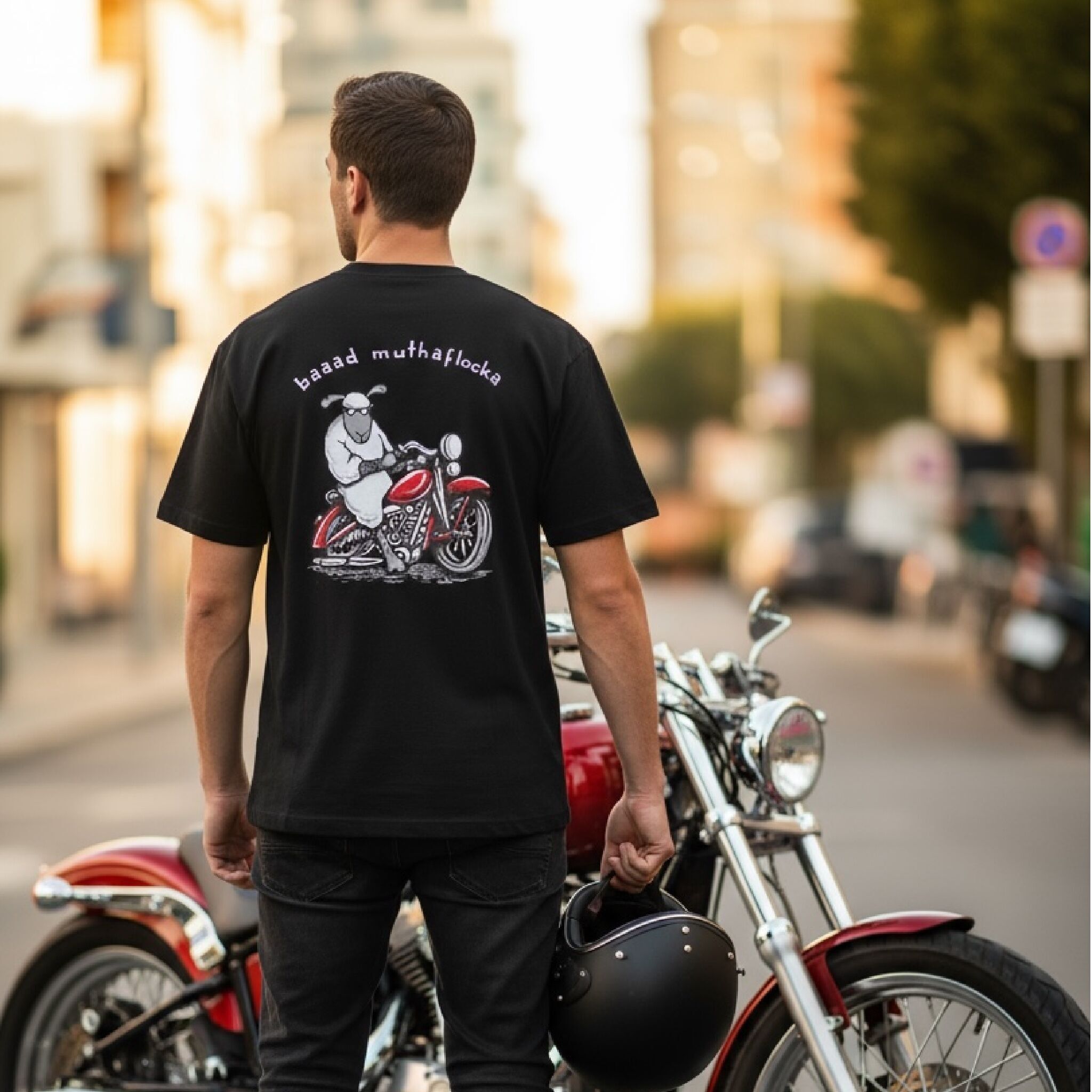 Flocker | Baaad Muthaflocka | Herren-T-Shirt