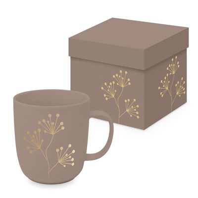 Pure Gold Berries chocolate Matte Mug GB