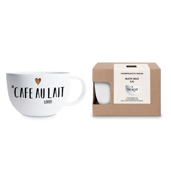 Café au lait Lover Mug XXL Mat