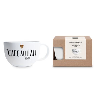 Café au lait Lover Matte Mug XXL