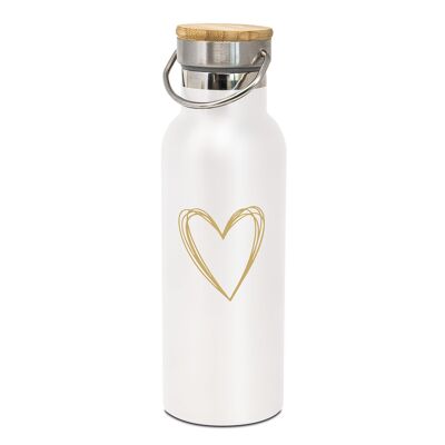 Pure Heart Gold Steel Bottle 0.50