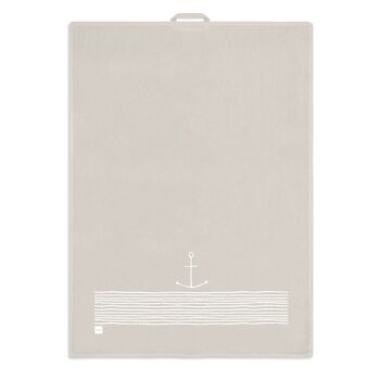 Torchon taupe Pure Anchor