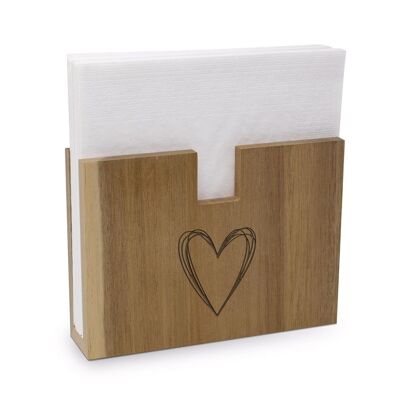 Porte-sieste Pure Heart naturel