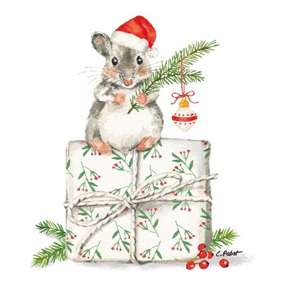 Christmas Fridolin Napkin 25x25