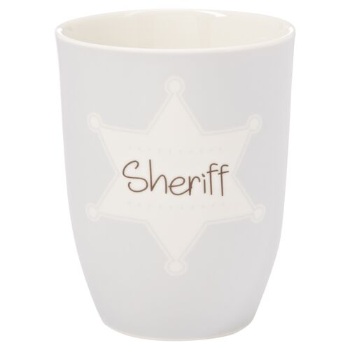 Tasse mit Henkel "Sheriff"