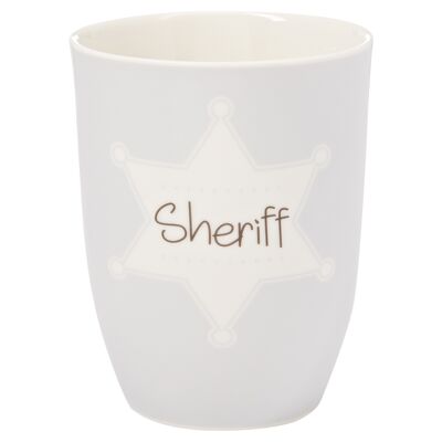 Tasse mit Henkel "Sheriff"
