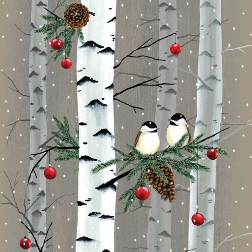 Birch & Birds Napkin 25x25