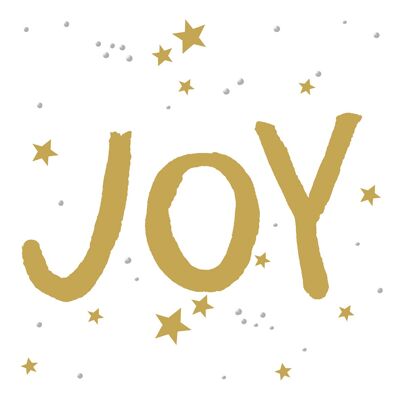 Joy and Stars Napkin 33x33