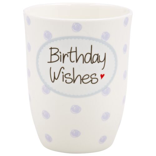 Tasse mit Henkel "Birthday Wishes"