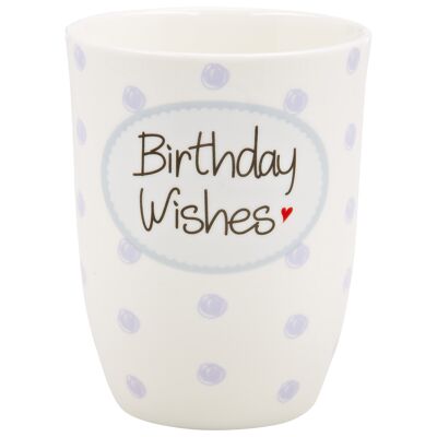 Tasse mit Henkel "Birthday Wishes"