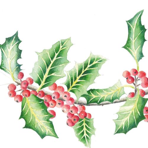 Holly Branch Napkin 33x33