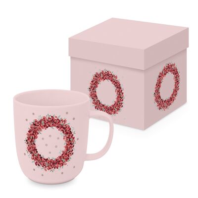 Noël en Rose Matte Mug FR