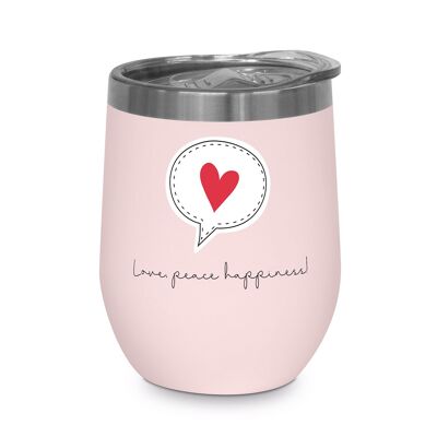 Love, peace, happiness Thermo Mug 0.35