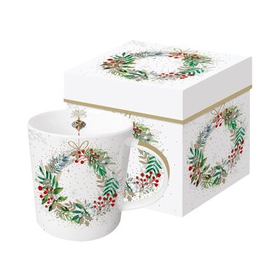 Festive Wreath Trend Mug GB