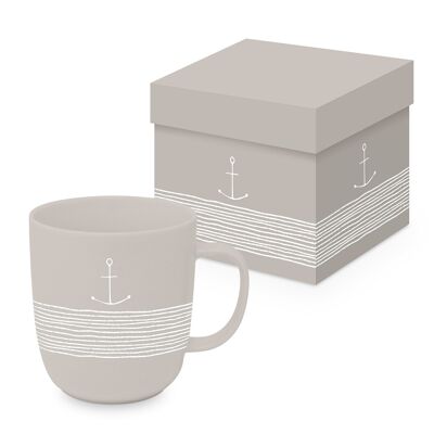 Pure Anchor taupe Matte Mug FR