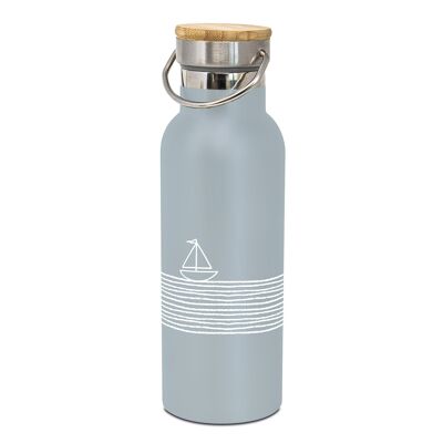 Pure Sailing blue Steel Bottle 0,50