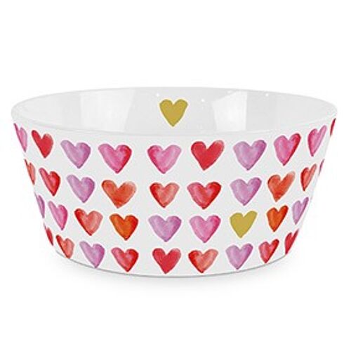 Aquarell Hearts Trend Bowl