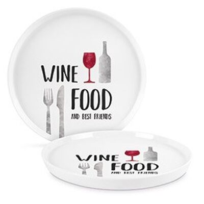 Wine Food Trend Plate 27