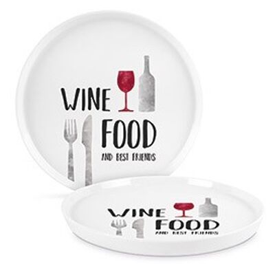 Wine Food Trend Plate 27
