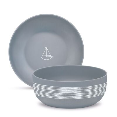 Pure Sailing blue Matte Bowl 16