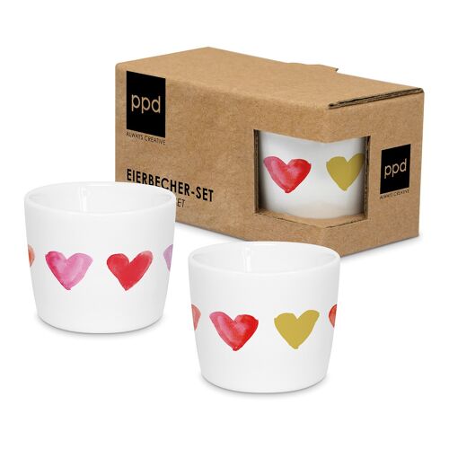 Aquarell Hearts Egg Cup Set CB