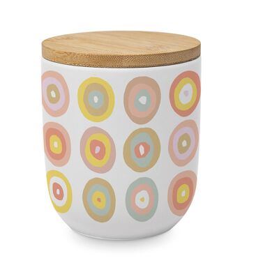 Bubbles Matte Storage Jar