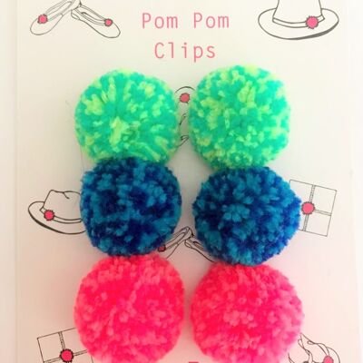 Clip per macchioline Pom Pom x6