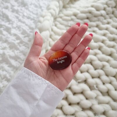 The Futures Bright - Carnelian Sentiment Stone